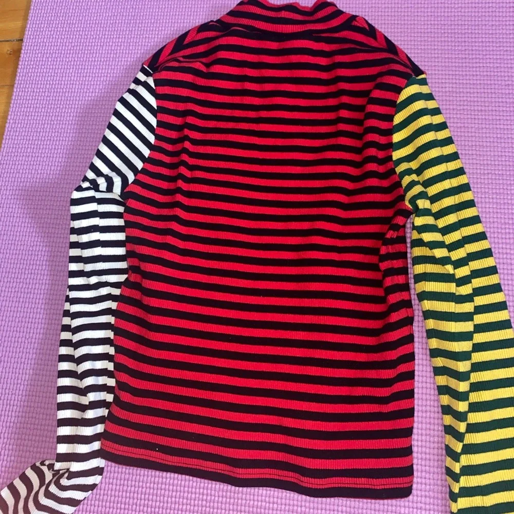 Teddy Fresh Multicolor Striped Turtleneck Top - Picture 4 of 4
